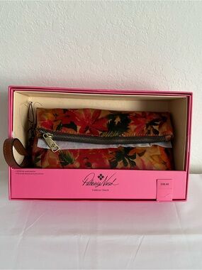 Patricia Nash Floral italian leather wristlet